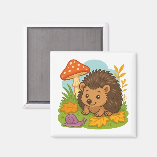 Magnet de hérisson mignon (Recto/Verso)