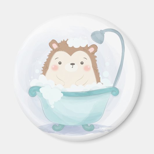 Magnet de hérisson mignon (Devant)