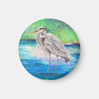 Magnet de Héron bleu