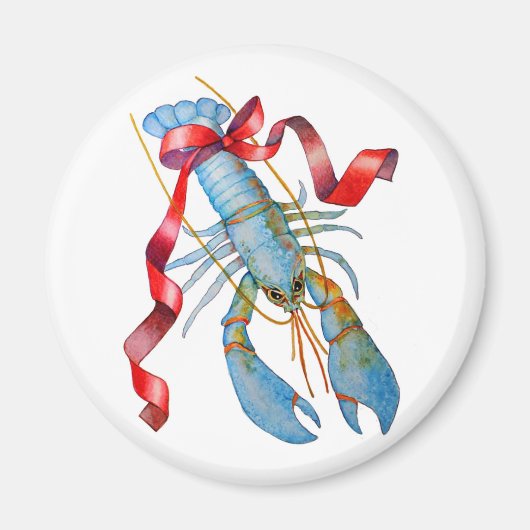 Magnet de homard de vacances (Devant)