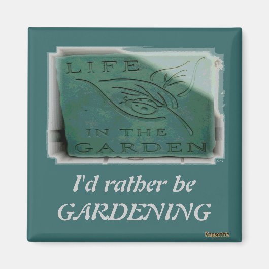Magnet de jardinage (Devant)