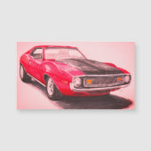 Magnet de javelin rouge 1974 (Devant)