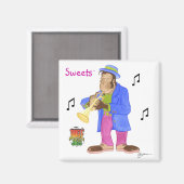 Magnet de jazz Jungle (Recto/Verso)