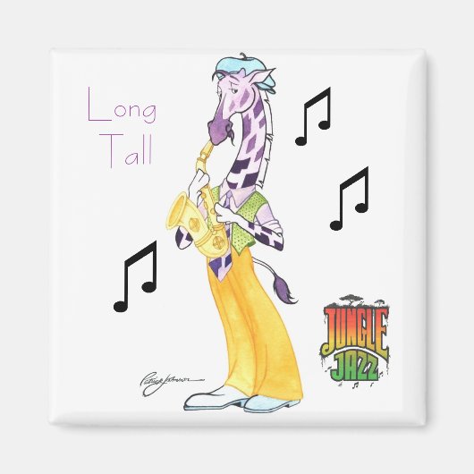 Magnet de jazz Jungle (Devant)