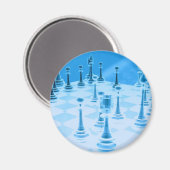 Magnet de jeu d'échecs stratégique (Recto/Verso)