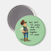 Magnet de jolies filles (Recto/Verso)