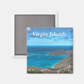 Magnet de la baie des Îles Vierges (Recto/Verso)