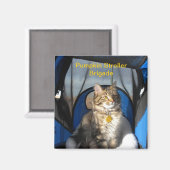 Magnet de la Brigade citrouille (Recto/Verso)