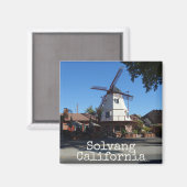Magnet de la Californie Solvang (Recto/Verso)