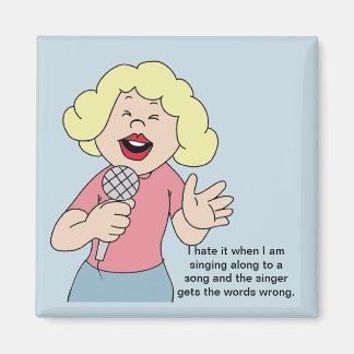 Magnet de la chanteuse