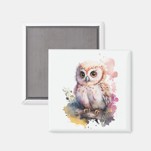 Magnet de la chouette (Recto/Verso)