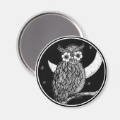 Magnet de la chouette de minuit (Recto/Verso)
