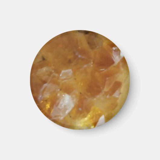 Magnet de la citrine de guérison cristalline (Devant)