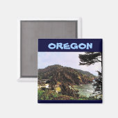 Magnet de la côte de l'Oregon (Recto/Verso)