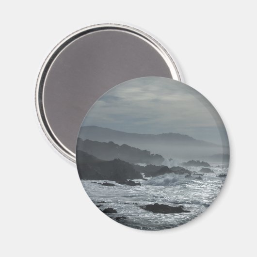 Magnet de la côte de Monterey (Recto/Verso)