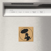 Magnet de la dame des cendres, or (In Situ (Lave-vaisselle))