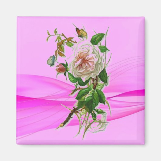 Magnet de la dame rose (Devant)