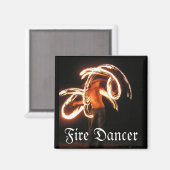 Magnet de la danseuse du feu (Recto/Verso)