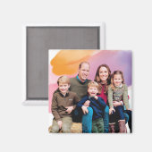 Magnet de la famille royale de Prince George (Recto/Verso)