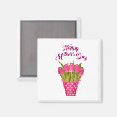Magnet de la fête des mères (Recto/Verso)