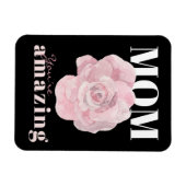 Magnet de la fête des mères de la florale noire (Horizontal)