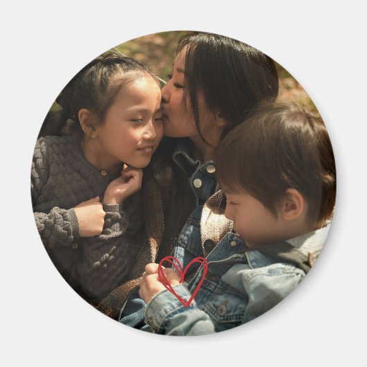 Magnet de la fête des mères personnalisé (Devant)