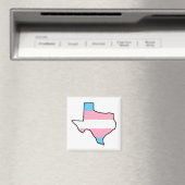 Magnet de la fierté du Texas Trangender (In Situ (Lave-vaisselle))