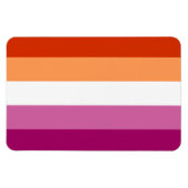 Magnet de la fierté lesbienne (Horizontal)