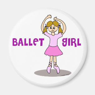 Magnet de la fille de ballet