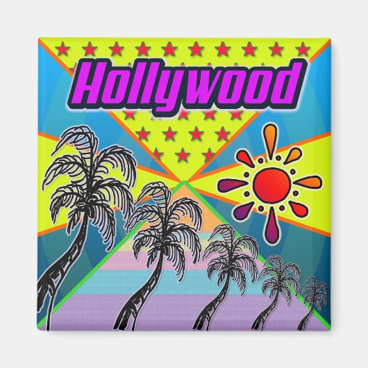 Magnet de la liberté d'Hollywood (Devant)