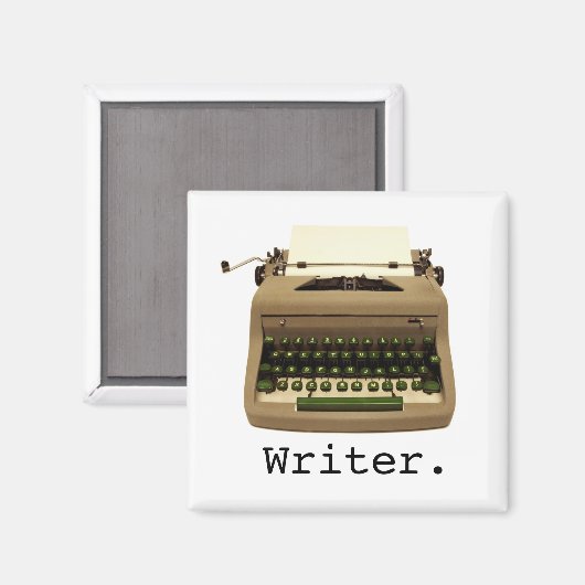 Magnet de la machine à écrire (Recto/Verso)