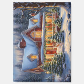 Magnet de la maison de Noël (Recto)