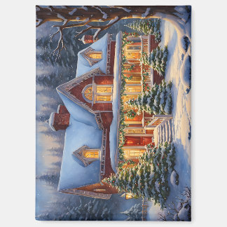 Magnet de la maison de Noël