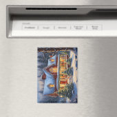 Magnet de la maison de Noël (In Situ (Lave-vaisselle))