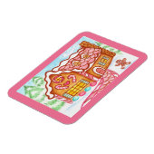 Magnet de la maison de pain d'épices (Côté Gauche)