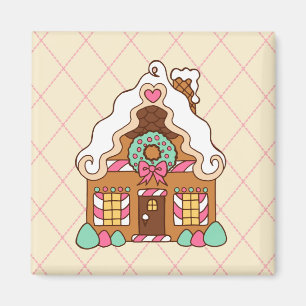 Magnet de la maison de pain d'épices