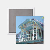 Magnet de la maison victorienne Marthas Vineyard (Recto/Verso)