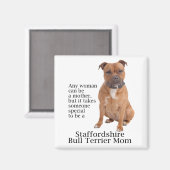 Magnet de la maman de Staffie (Recto/Verso)