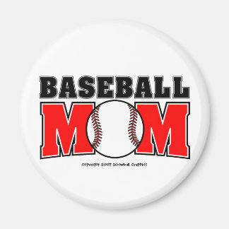 Magnet de la maman du baseball