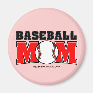 Magnet de la maman du baseball