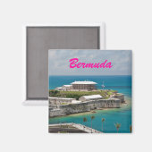 Magnet de la Marine royale des Bermudes (Recto/Verso)