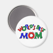 Magnet de la meilleure maman du monde (Recto/Verso)