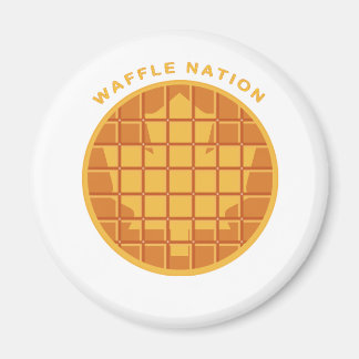 Magnet de la nation gaufre