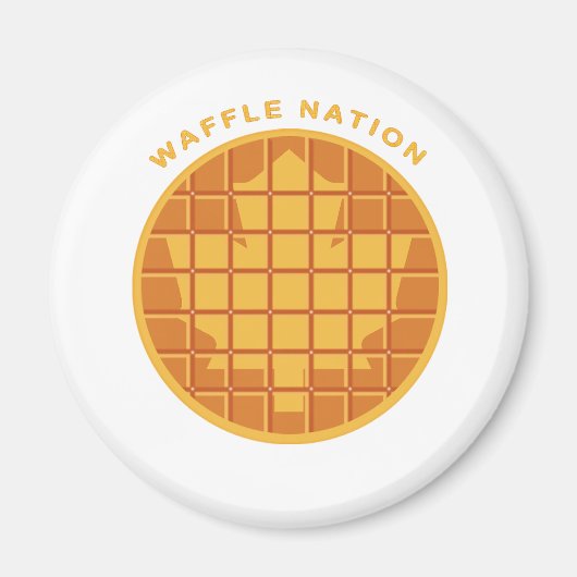 Magnet de la nation gaufre (Devant)