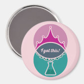 Magnet de la princesse scientifique (Muted) (Recto/Verso)