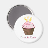 Magnet de la reine Cupcake (Recto/Verso)