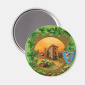 Magnet de la Saint Patrick vintage (Recto/Verso)