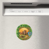 Magnet de la Saint Patrick vintage (In Situ (Lave-vaisselle))