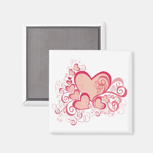 Magnet de la Saint Valentin (Recto/Verso)