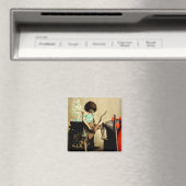 Magnet de la Saint-Valentin vintage (In Situ (Lave-vaisselle))